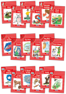 Jolly Phonics Readers - Complete Set Red Level (Pack Of 18)